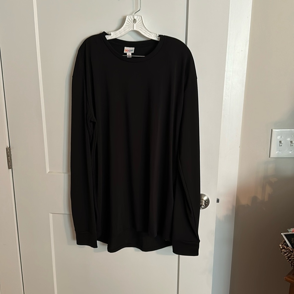 Lularoe xl Hudson new with tags- black long sleeve
